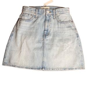 NWT Madewell Denim Skirt